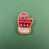 Christmas Mitten Pin - DORUZOVA